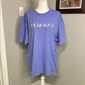Vintage FRIENDS NBC Experience Store T Shirt 90's Purple Lavender Unisex XL